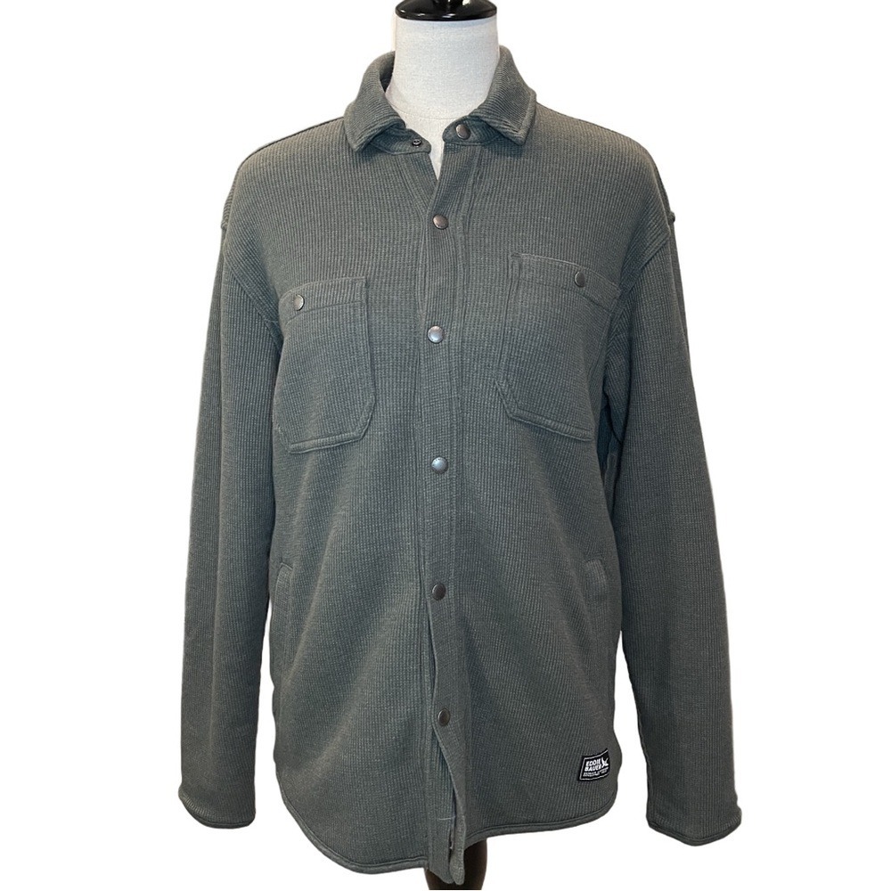 Men's Eddie Bauer‎ Green Corduroy Sherpa Lined Jacket S